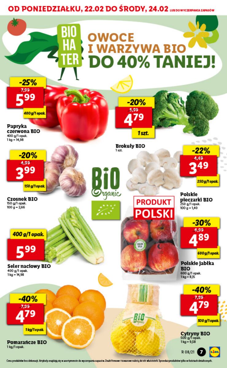 Gazetka OFERTA WAŻNA OD 22.02 DO 24.02