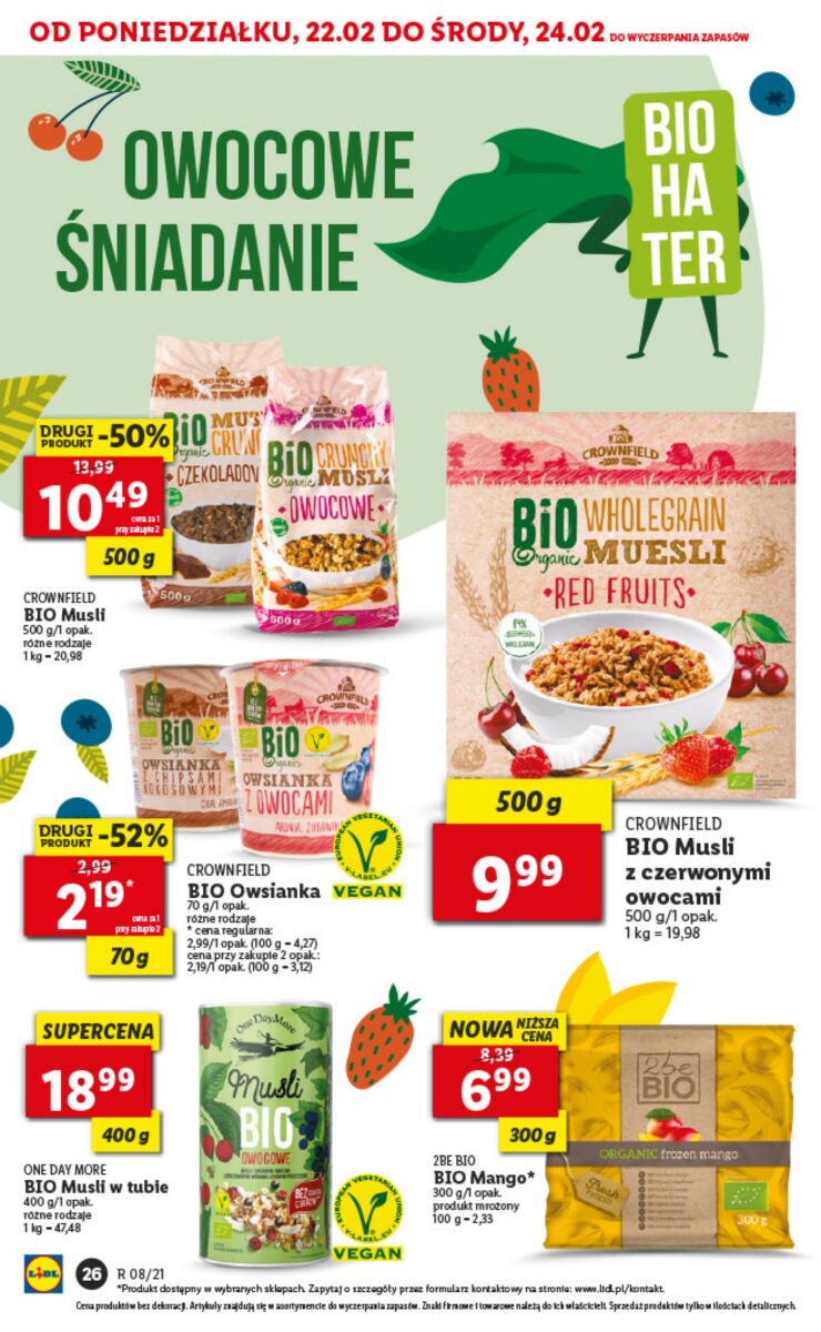 Gazetka OFERTA WAŻNA OD 22.02 DO 24.02