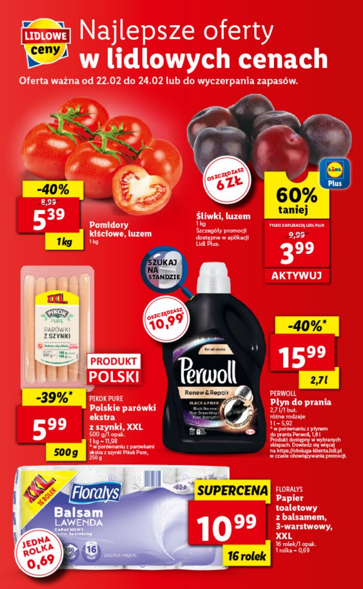 Gazetka OFERTA WAŻNA OD 22.02 DO 24.02