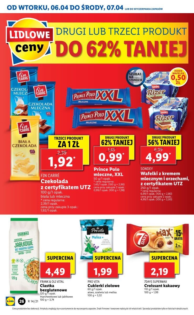 Gazetka OFERTA WAŻNA OD 06.04 DO 07.04