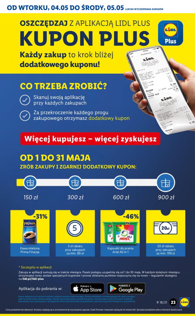 Gazetka OFERTA WAŻNA OD 04.05 DO 05.05