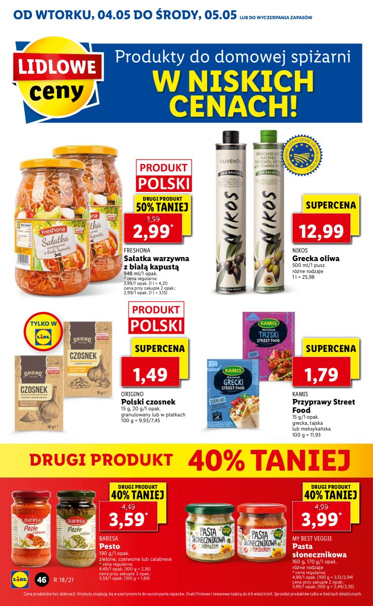 Gazetka OFERTA WAŻNA OD 04.05 DO 05.05