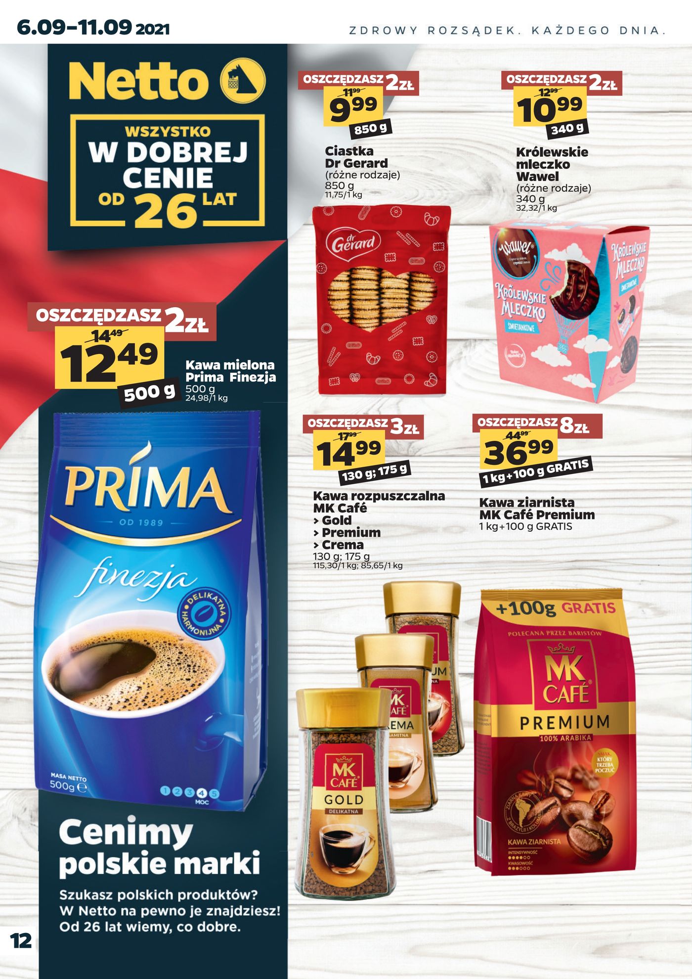 Gazetka Gazetka spożywcza Netto t. 36/21