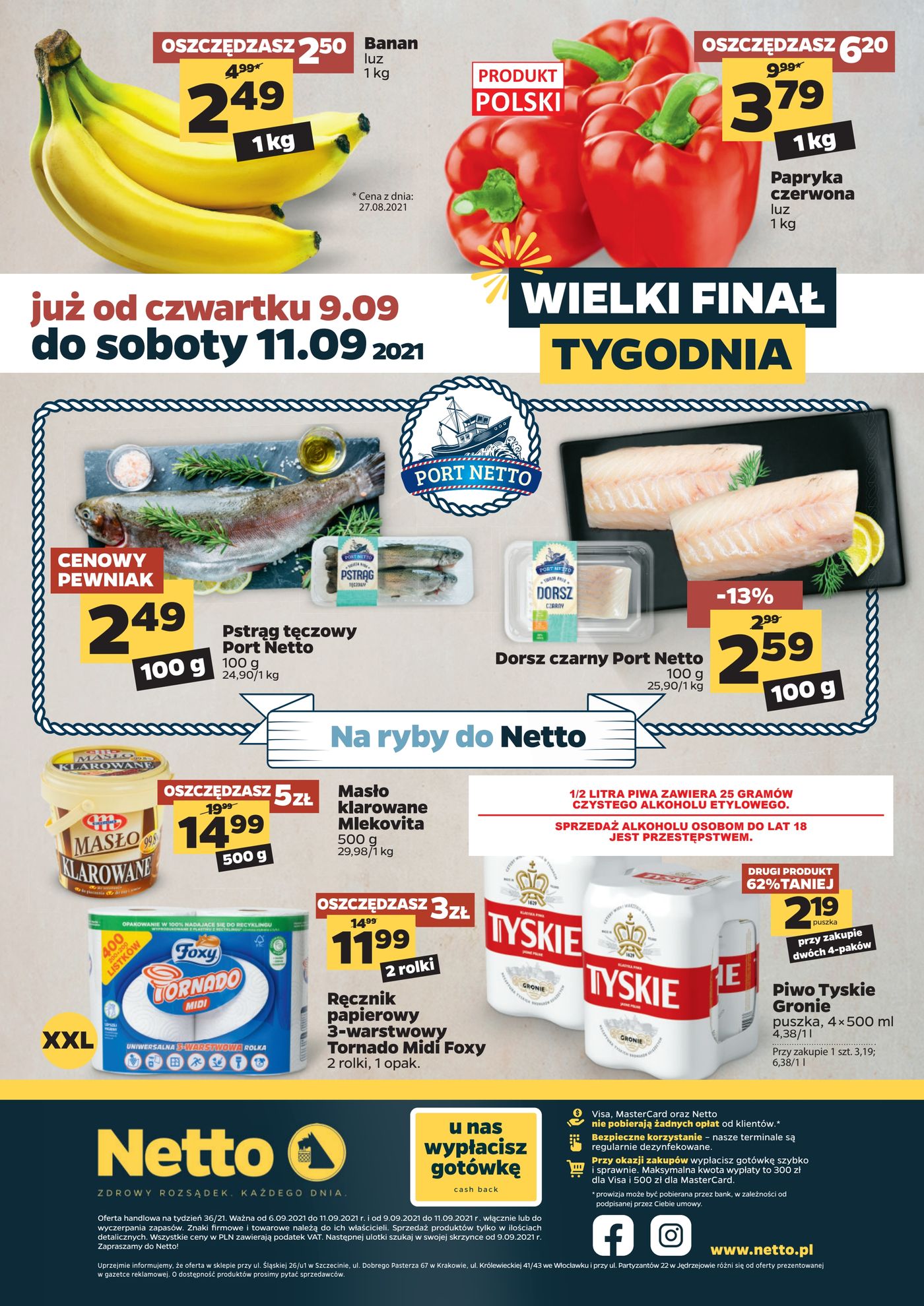 Gazetka Gazetka spożywcza Netto t. 36/21