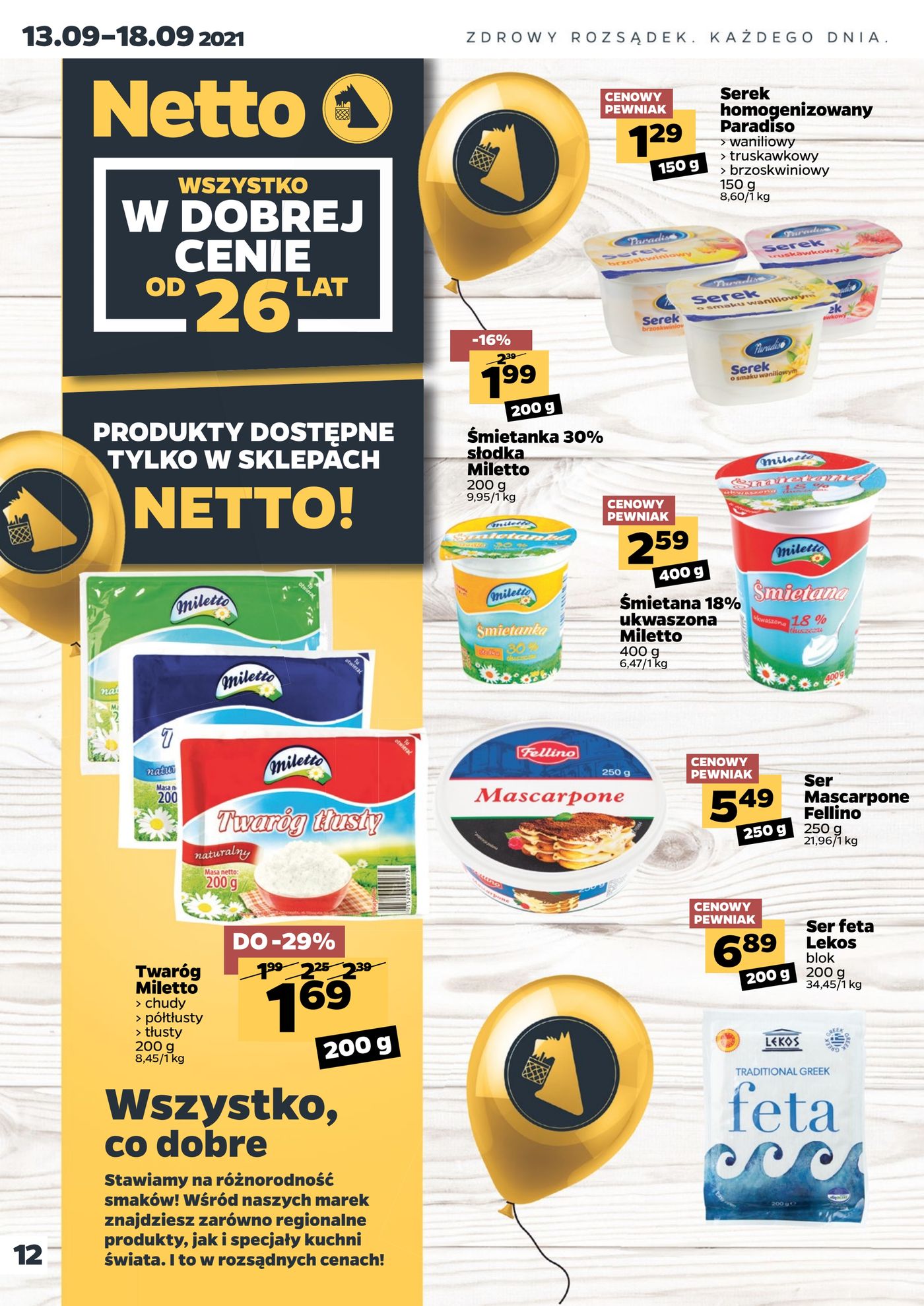 Gazetka Gazetka spożywcza Netto t. 37/21
