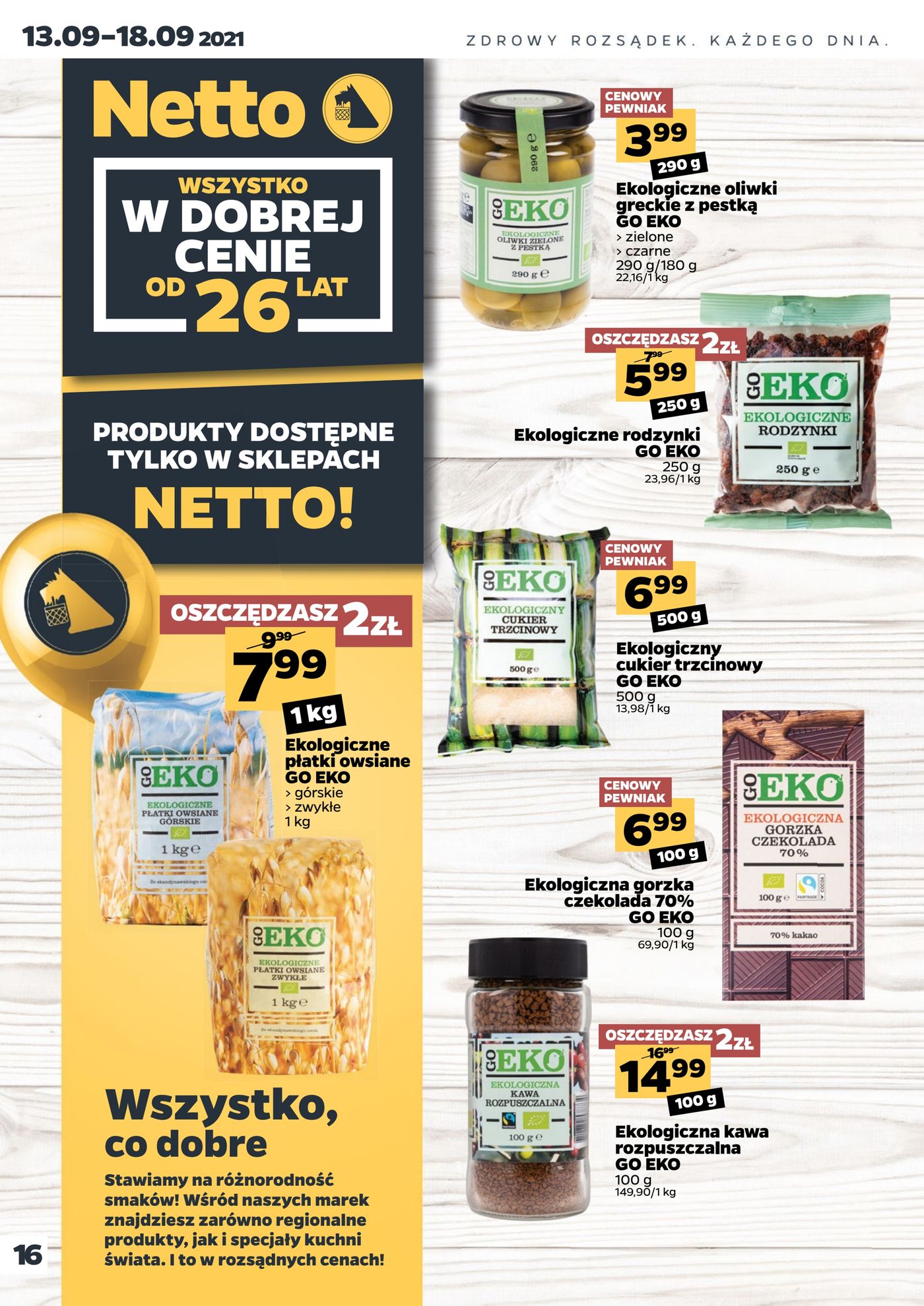Gazetka Gazetka spożywcza Netto t. 37/21