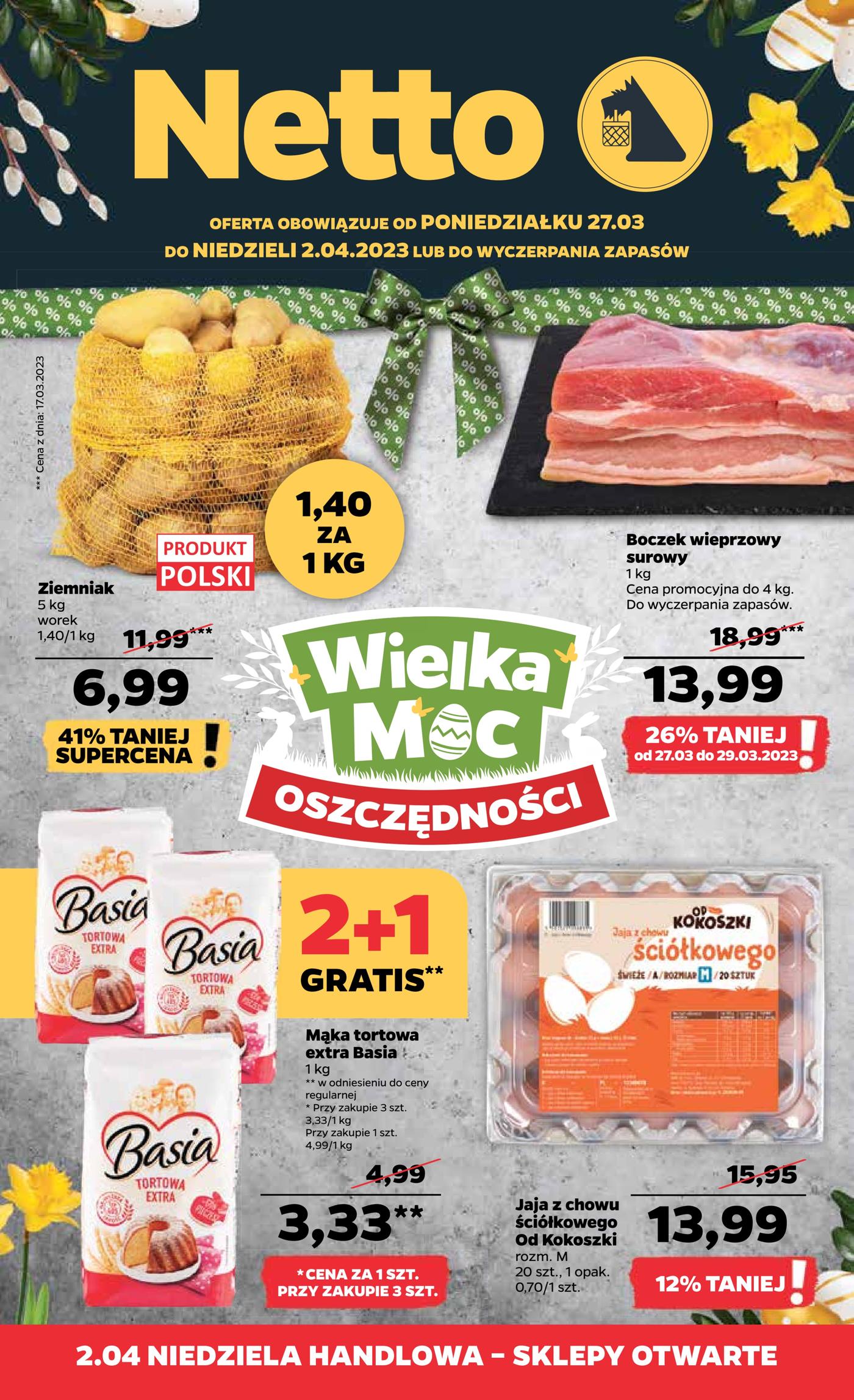 Gazetka Netto Gazetka Spożywcza 13/23A