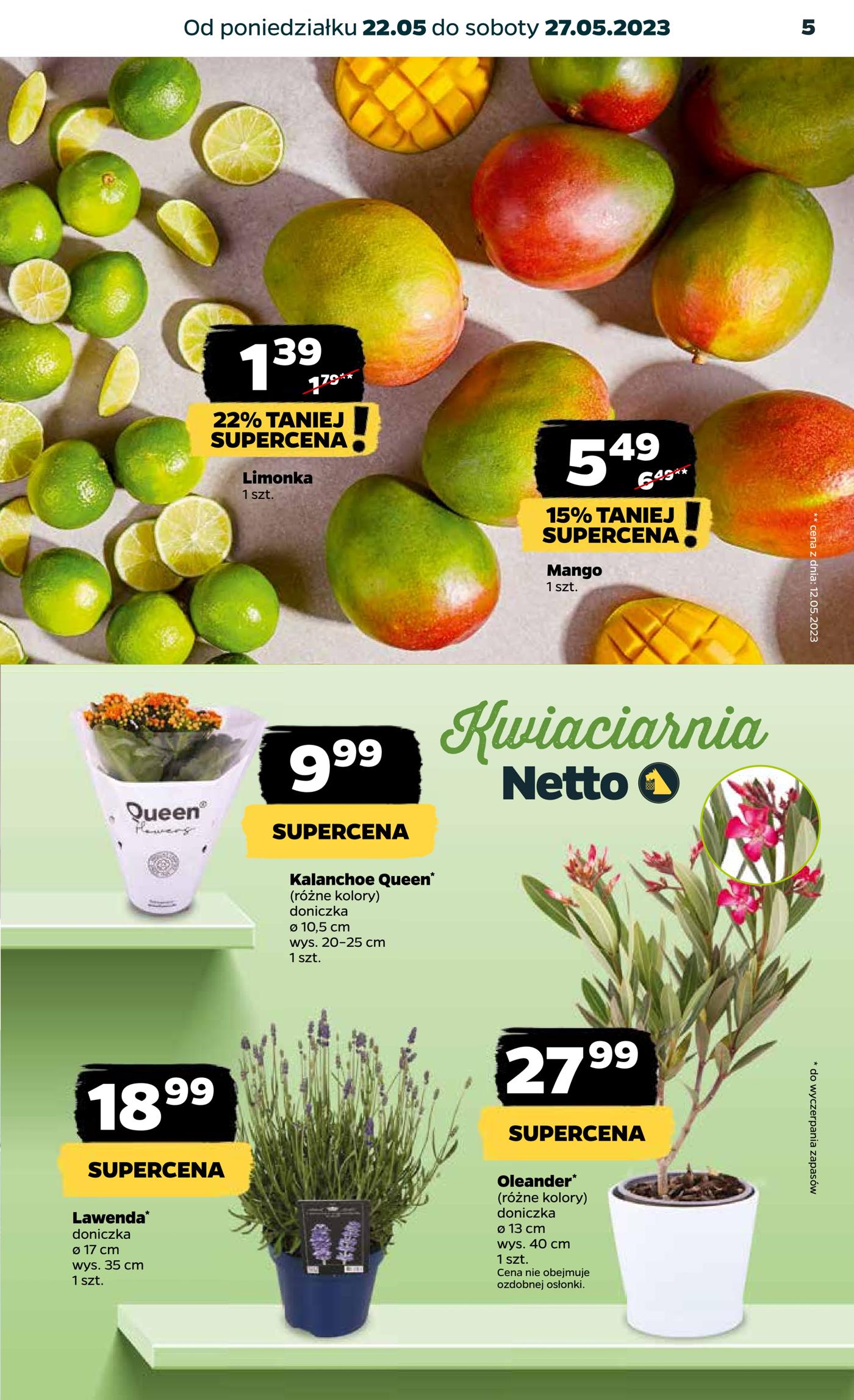 Gazetka Netto Gazetka Spożywcza 21/23A