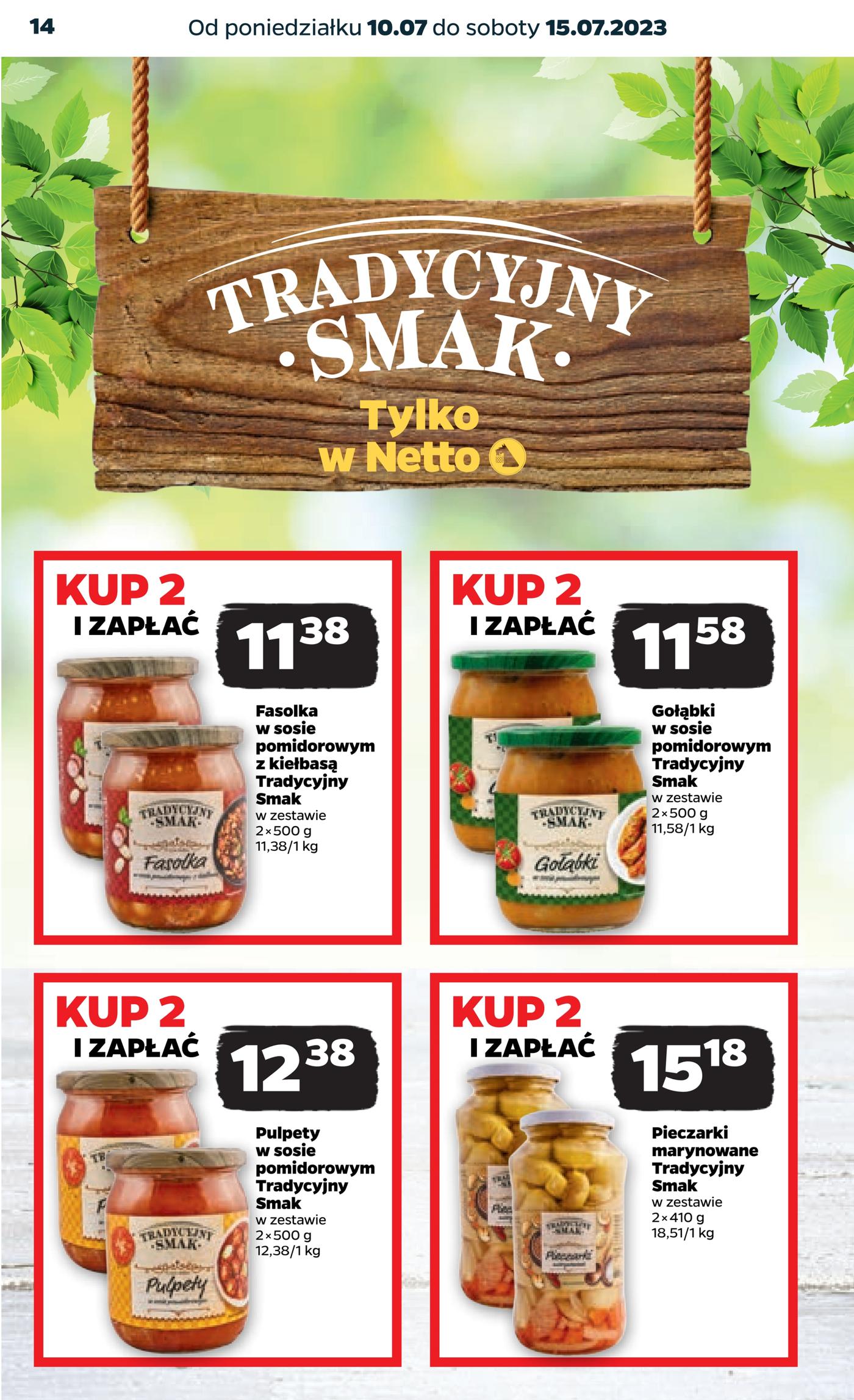 Gazetka Netto Gazetka Spożywcza 28/23A