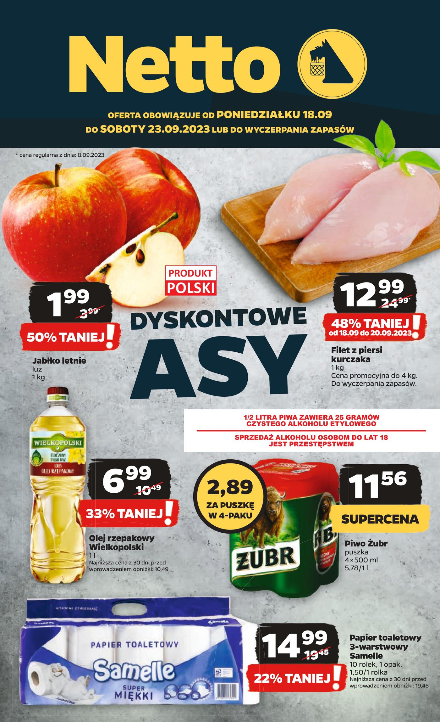 Gazetka Netto Gazetka Spożywcza 38/23A