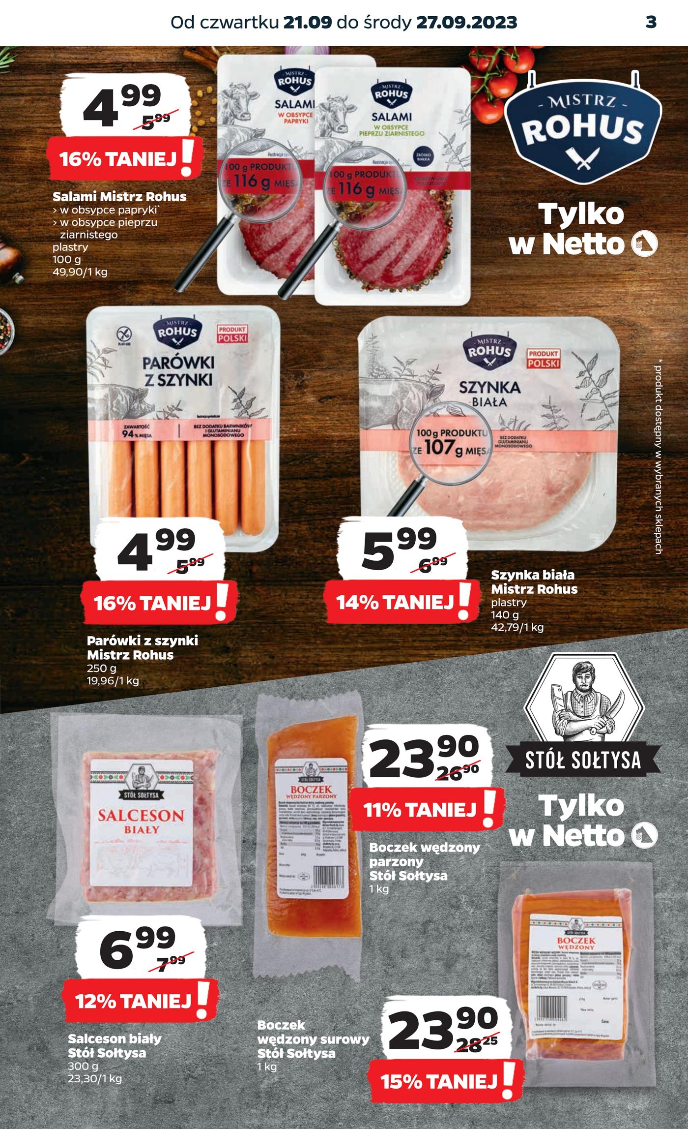 Gazetka Netto Gazetka Spożywcza 38/23B