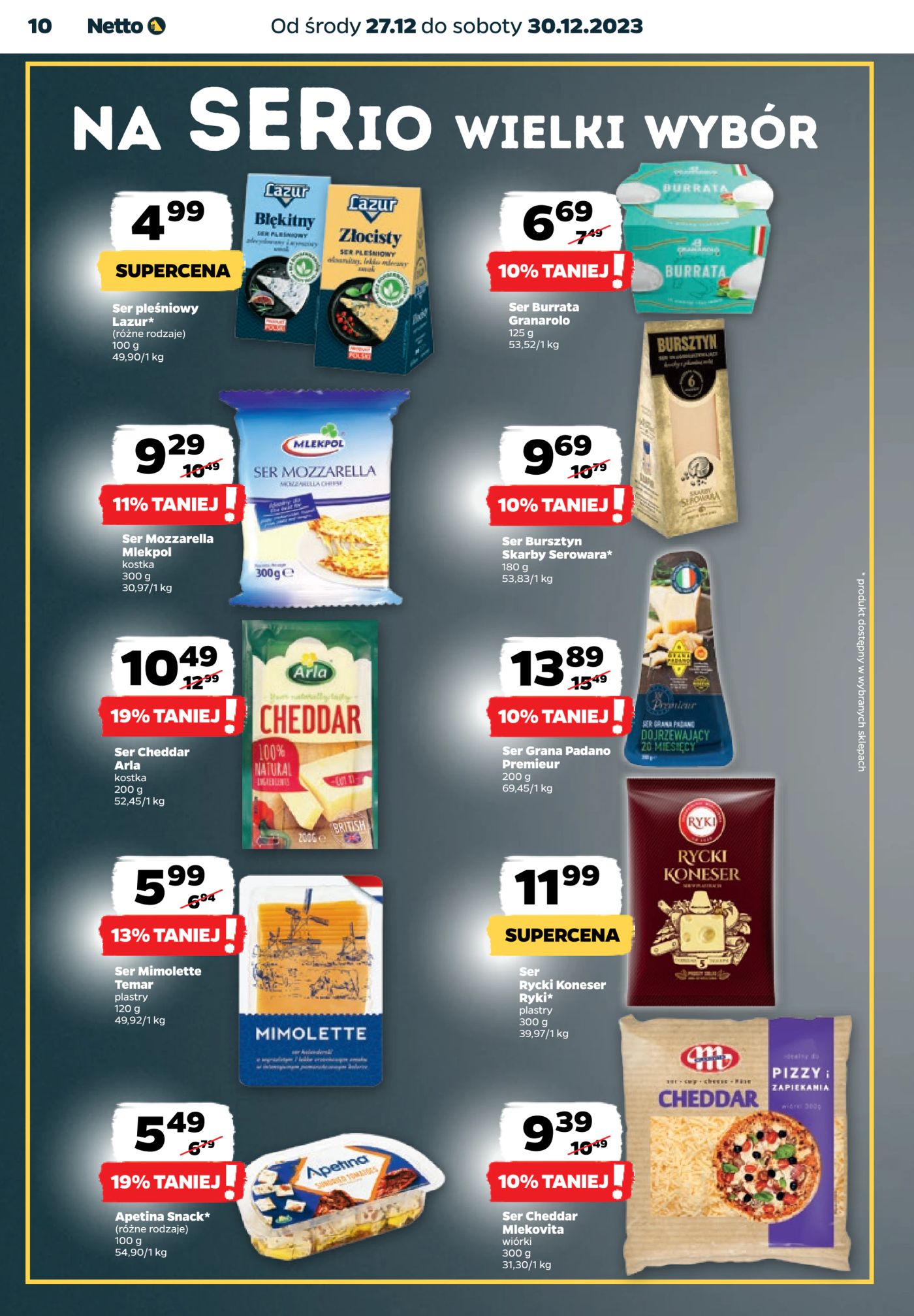 Gazetka Netto Gazetka Spożywcza 52/23