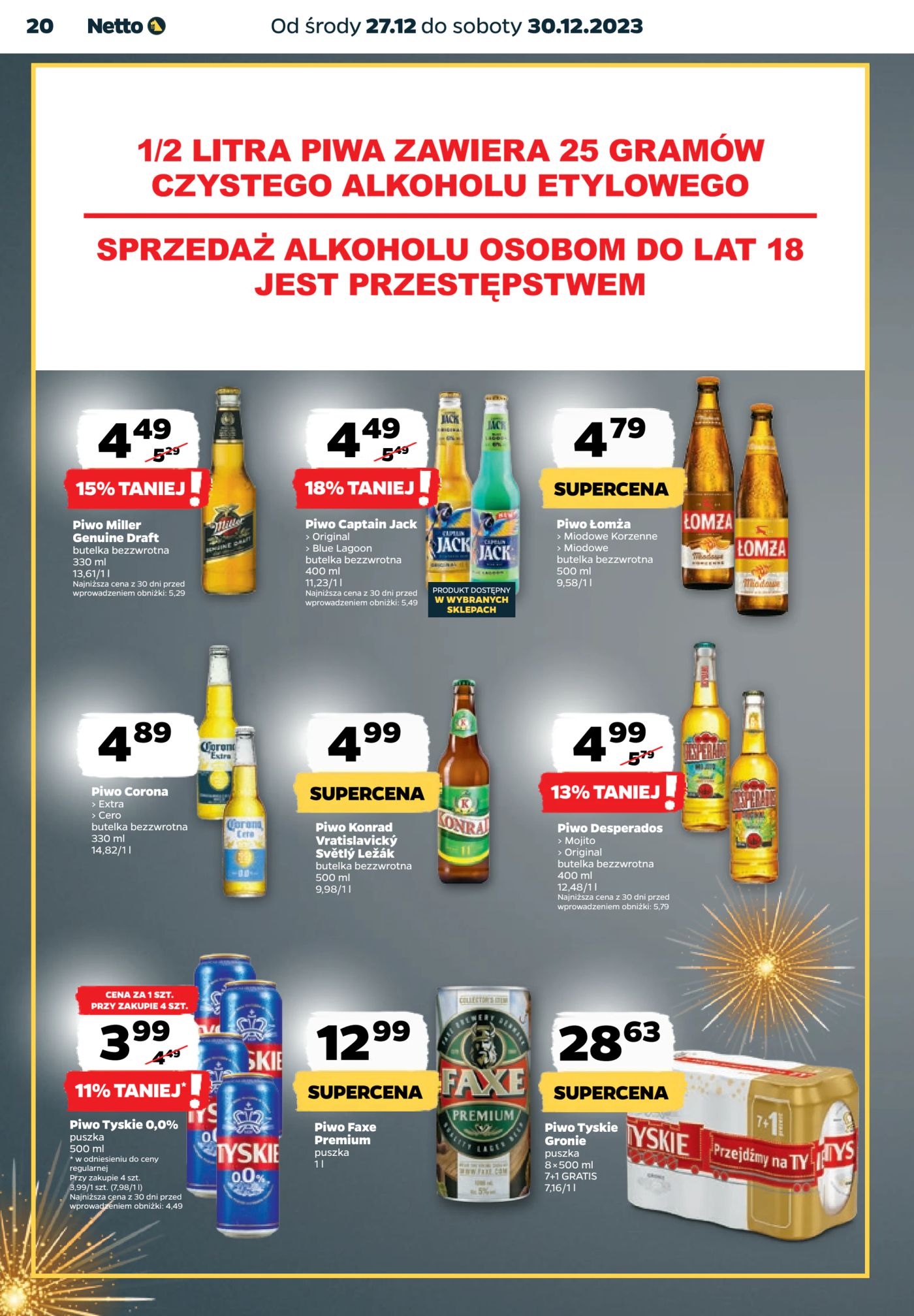 Gazetka Netto Gazetka Spożywcza 52/23