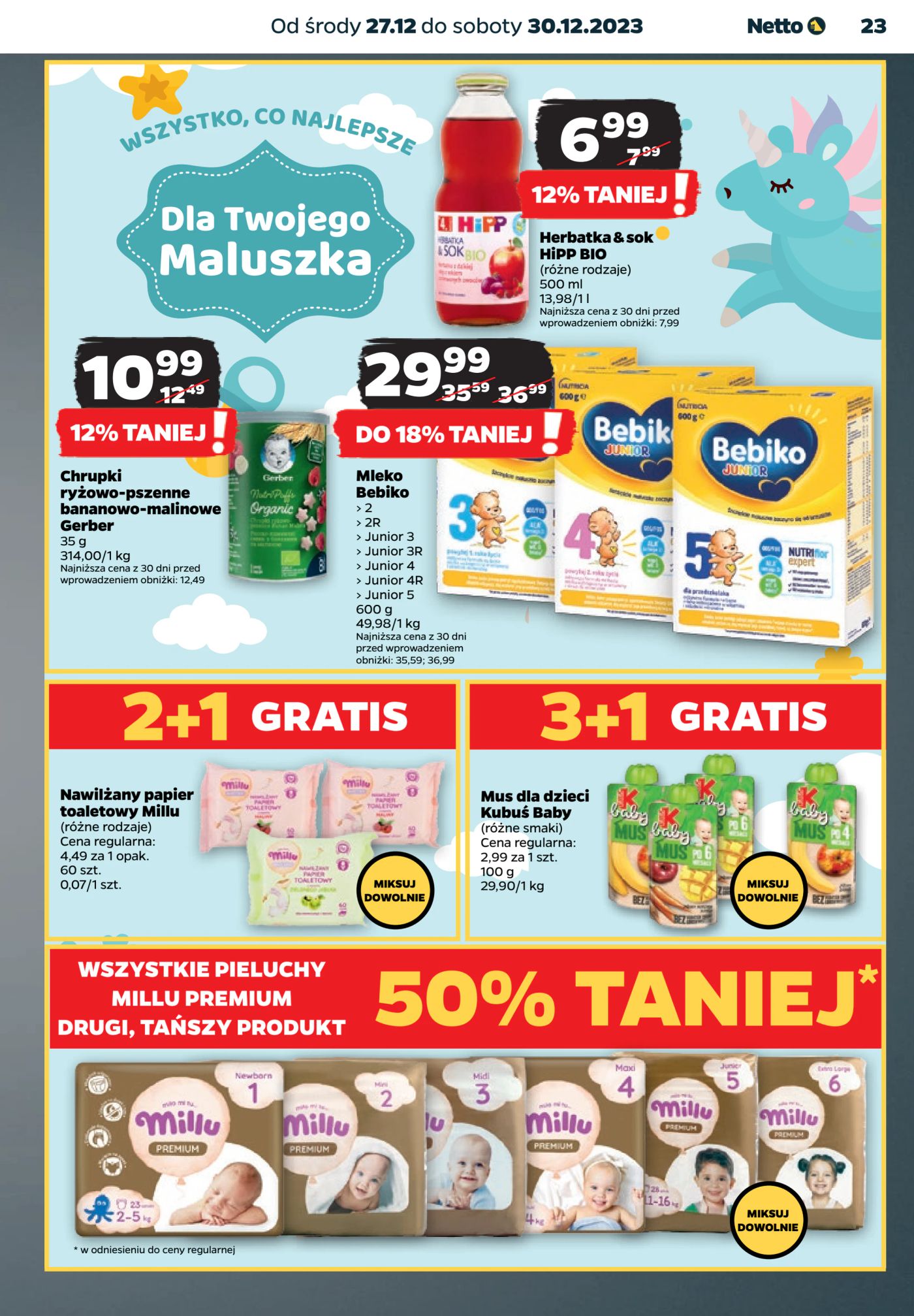 Gazetka Netto Gazetka Spożywcza 52/23
