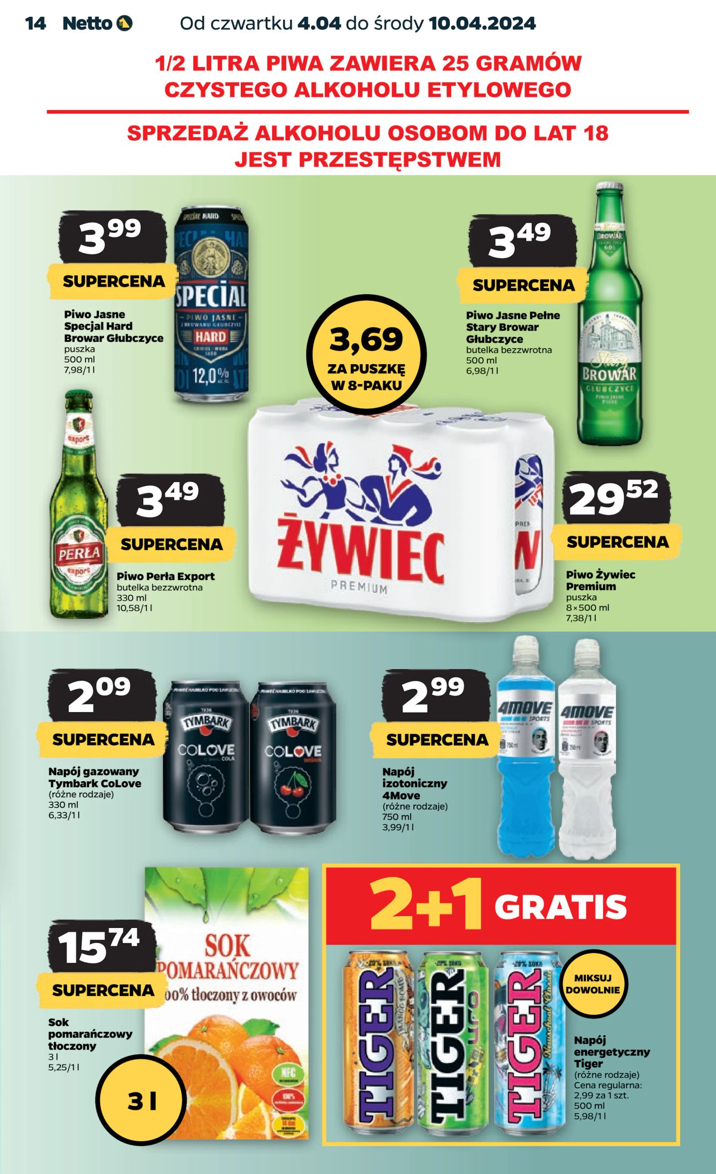 Gazetka Netto Gazetka Spożywcza 14/24B