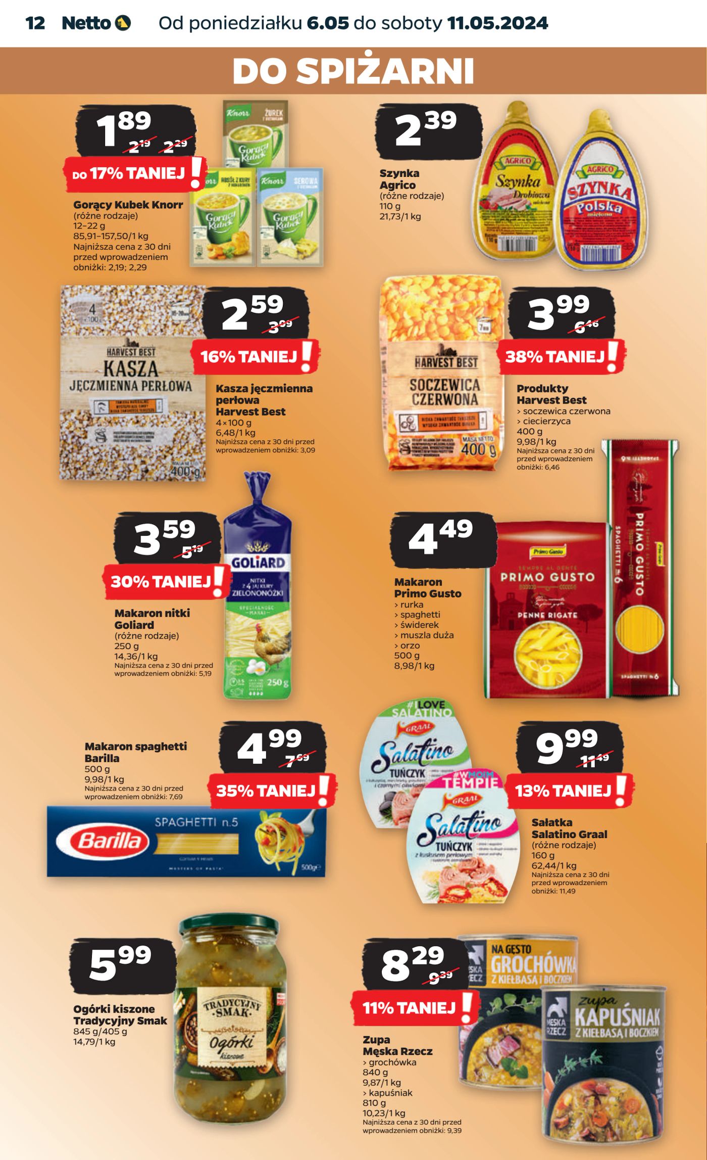 Gazetka Netto Gazetka Spożywcza 19/24A