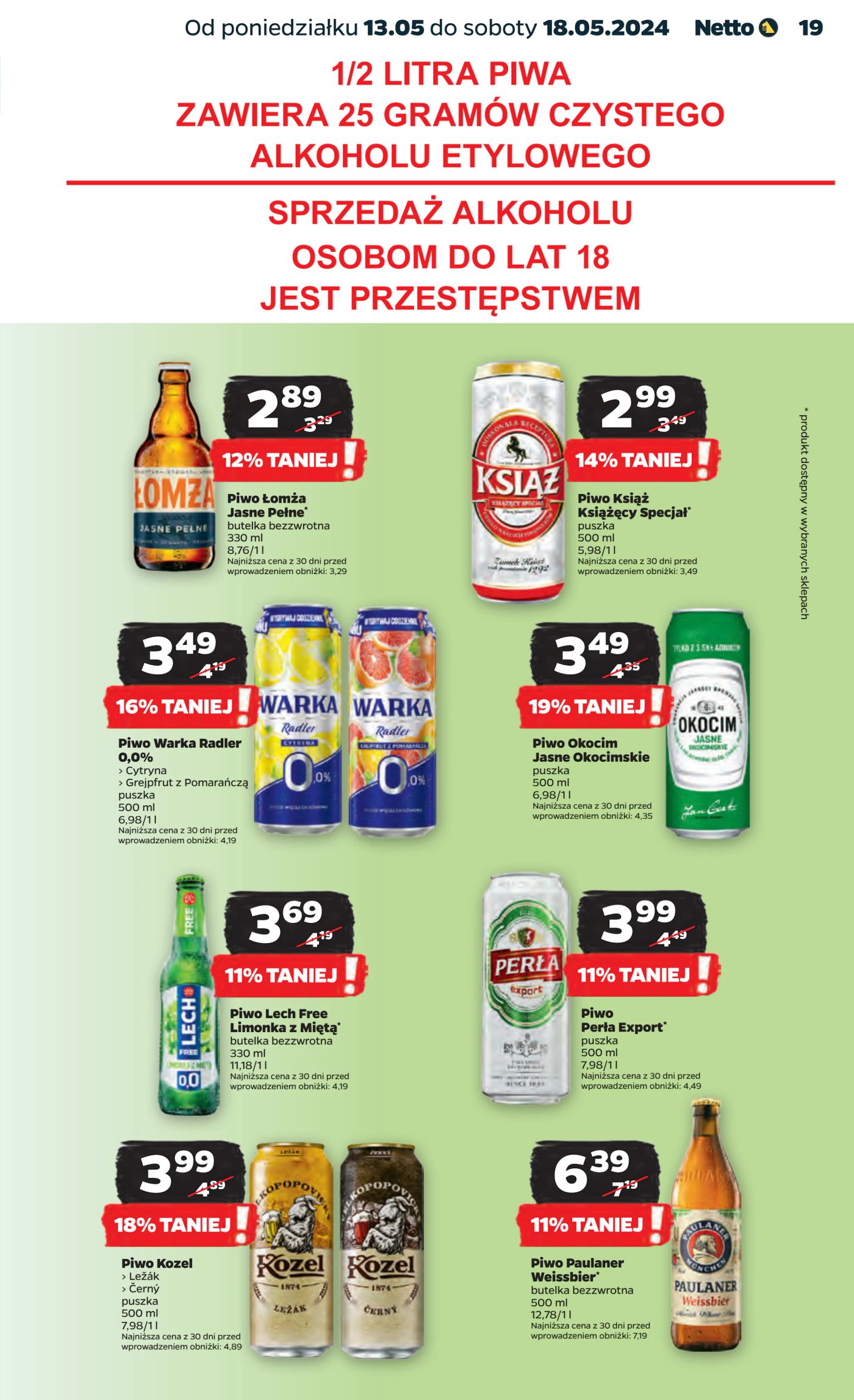 Gazetka Netto Gazetka Spożywcza 20/24A