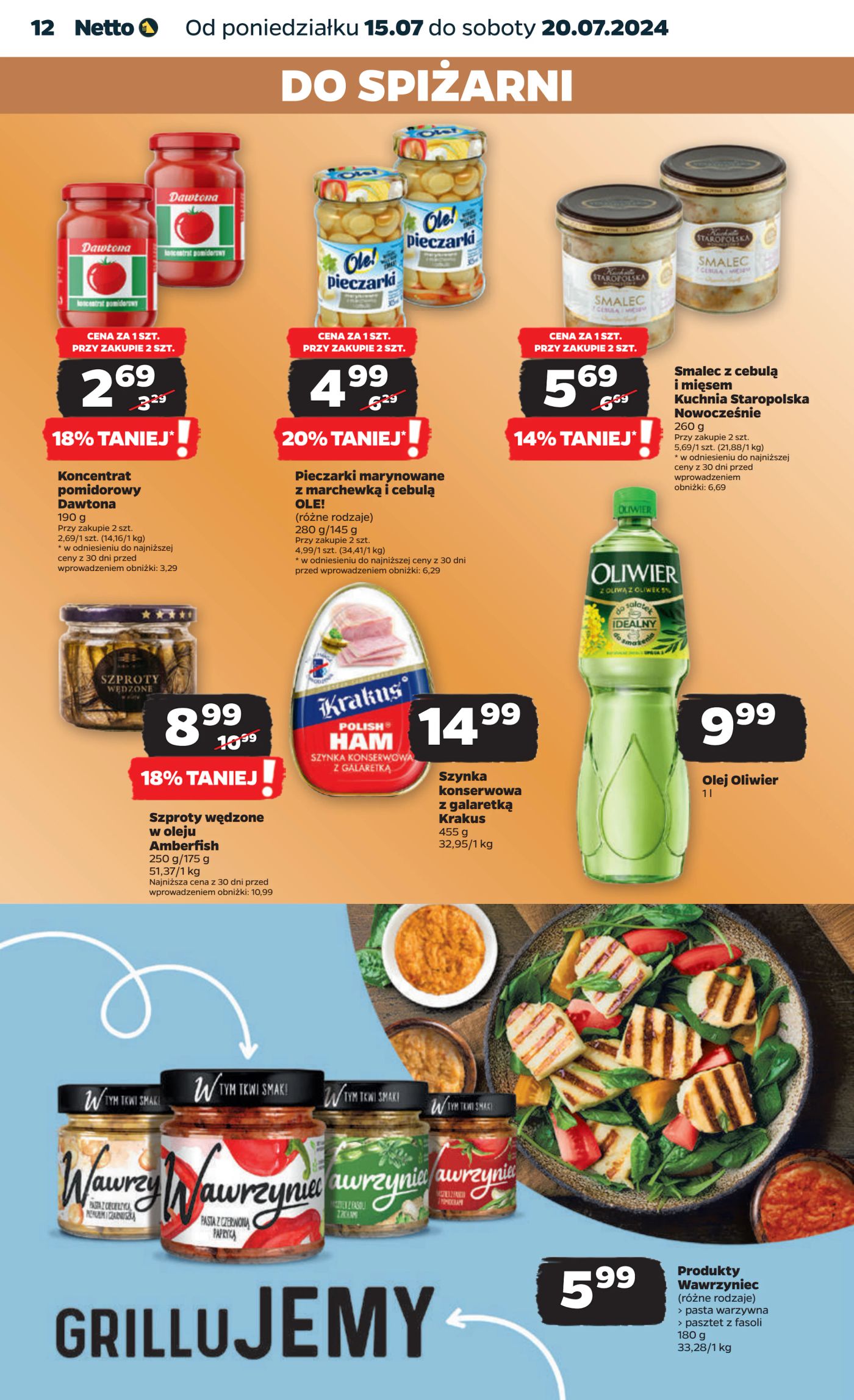 Gazetka Netto Gazetka Spożywcza 29/24A