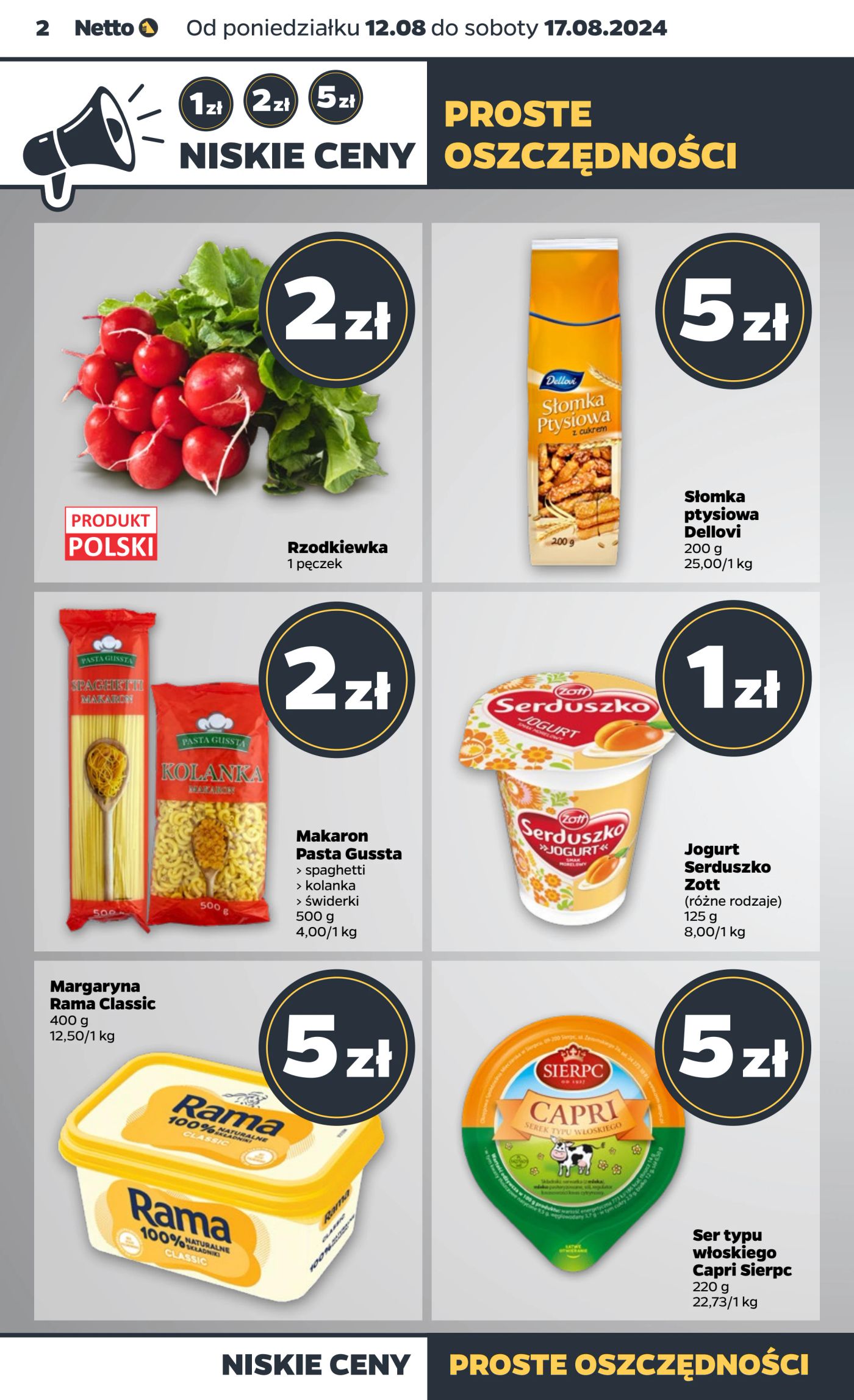 Gazetka Netto Gazetka Spożywcza 33/24A