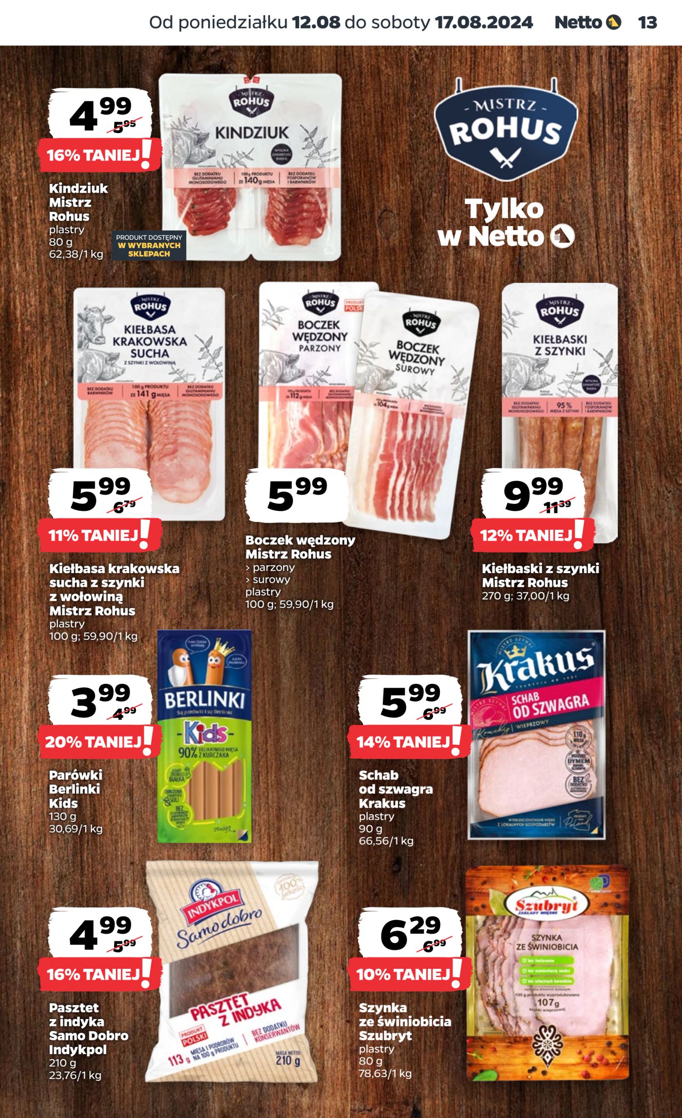 Gazetka Netto Gazetka Spożywcza 33/24A