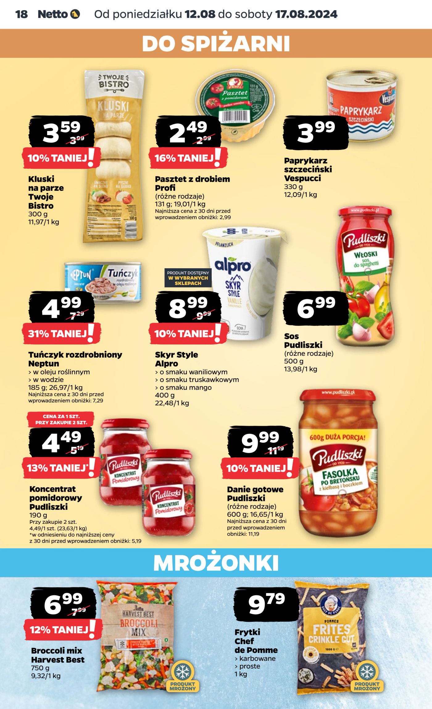 Gazetka Netto Gazetka Spożywcza 33/24A