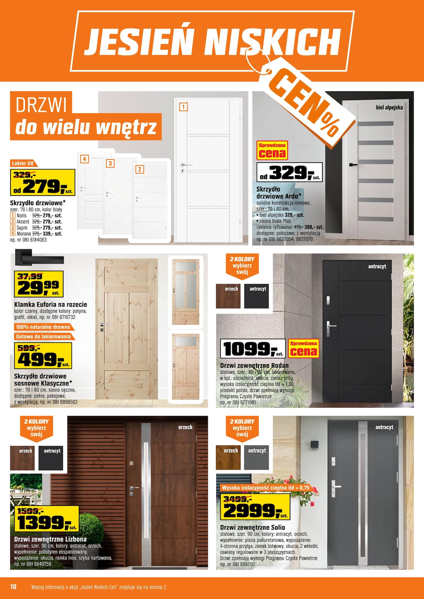 Gazetka JESIEŃ NISKICH CEN %