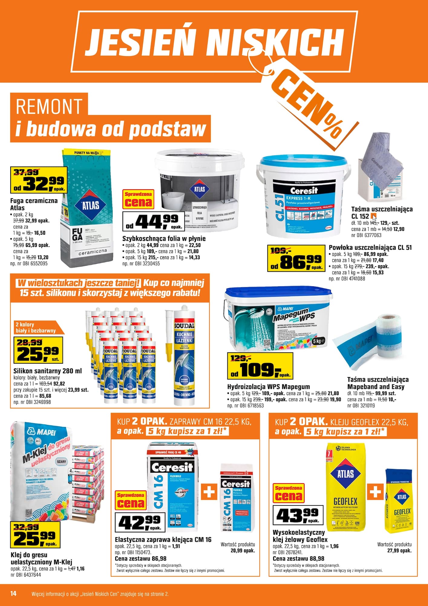 Gazetka JESIEŃ NISKICH CEN %