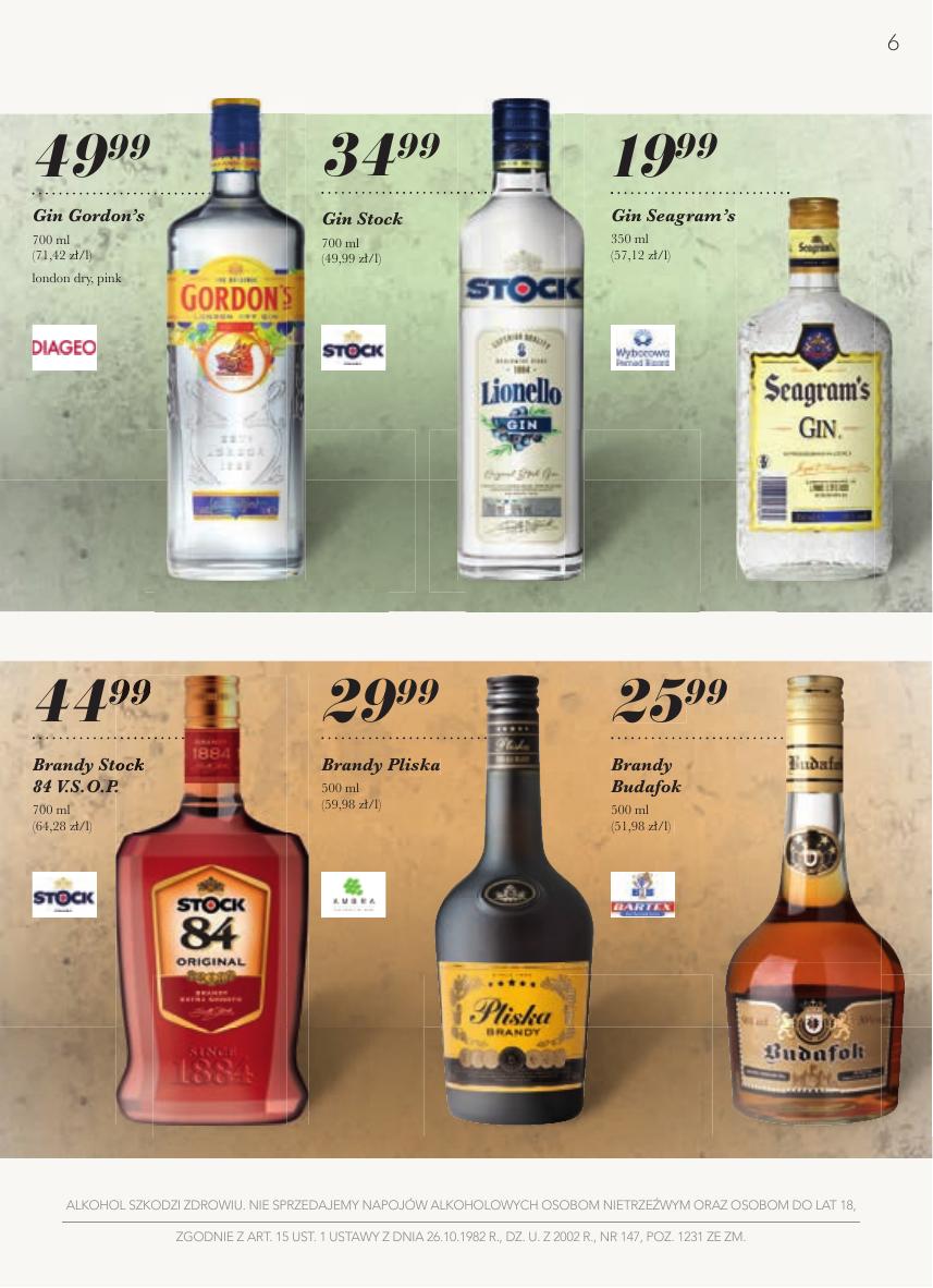 Gazetka Oferta alkoholowa