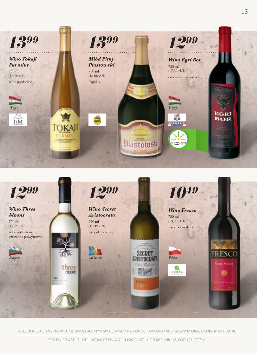 Gazetka Oferta alkoholowa