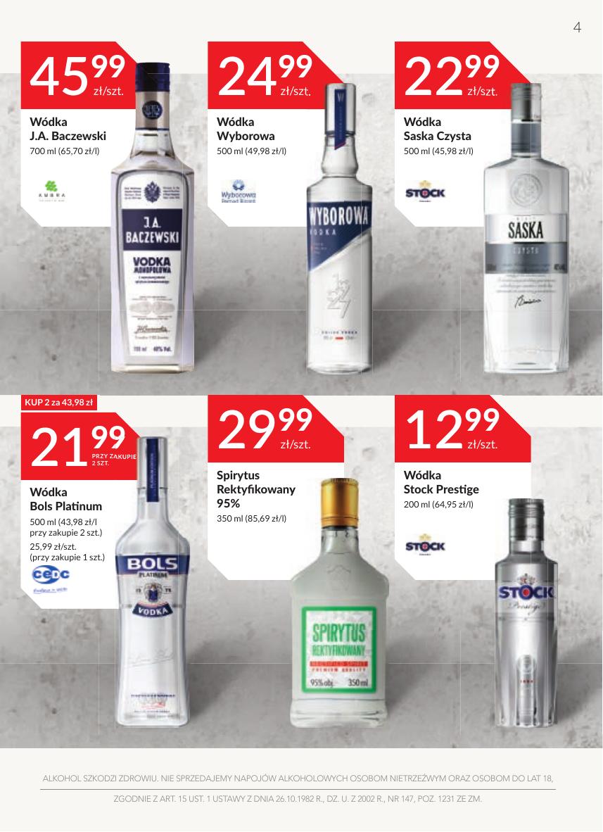 Gazetka Oferta alkoholowa