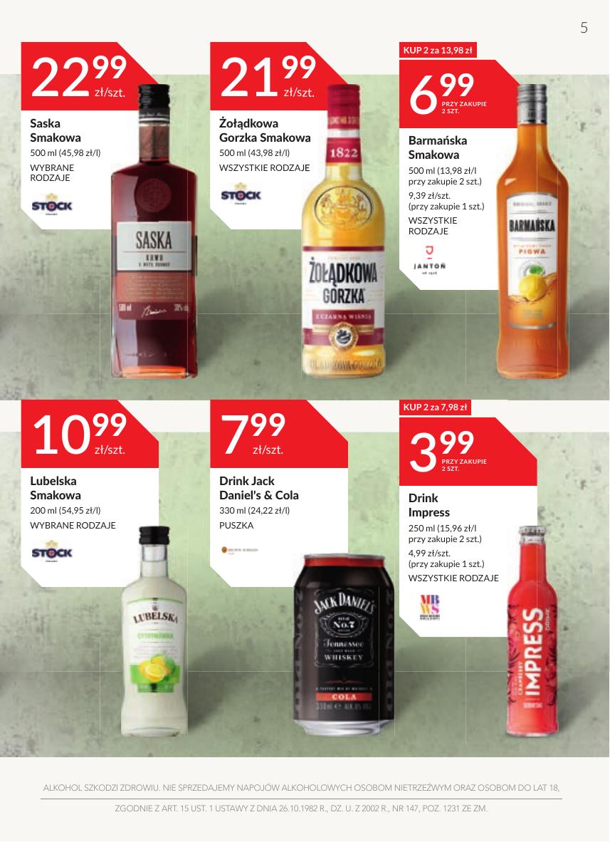 Gazetka Oferta alkoholowa