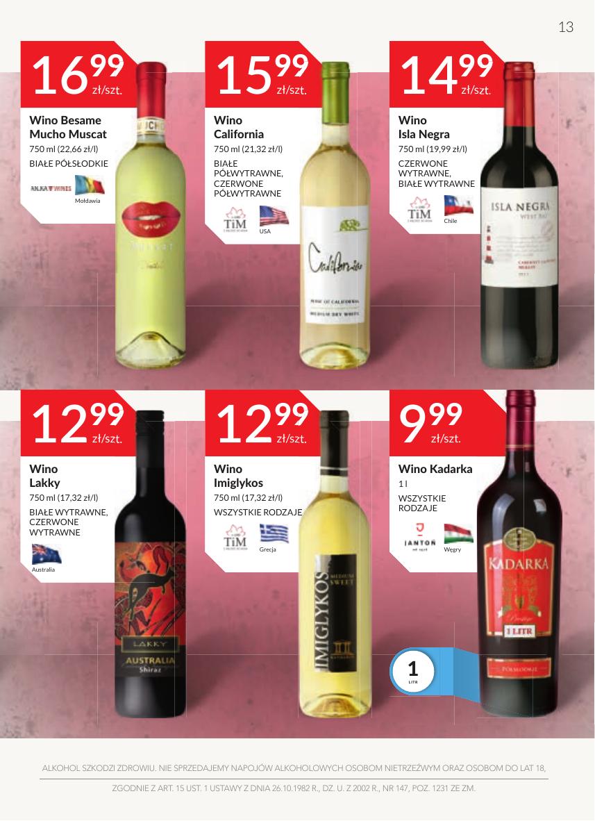 Gazetka Oferta alkoholowa