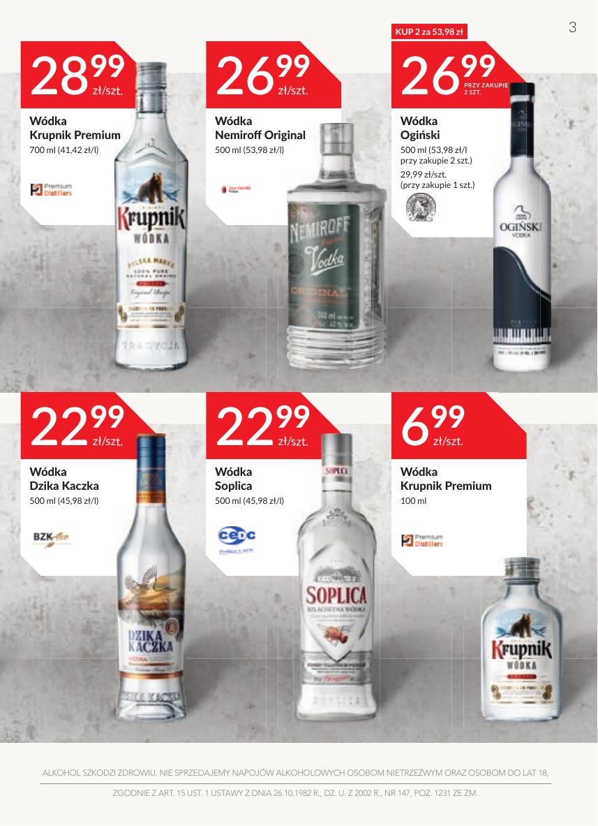 Gazetka Oferta alkoholowa