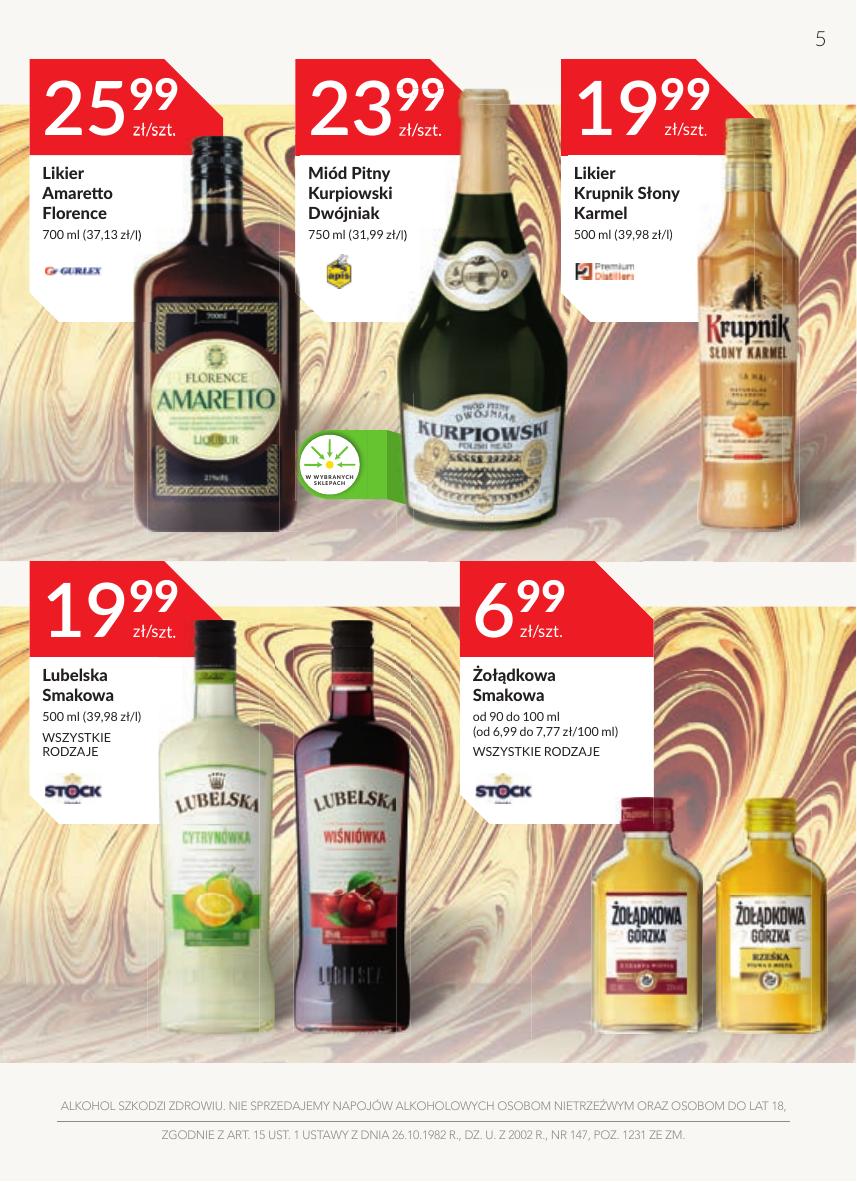 Gazetka Oferta alkoholowa