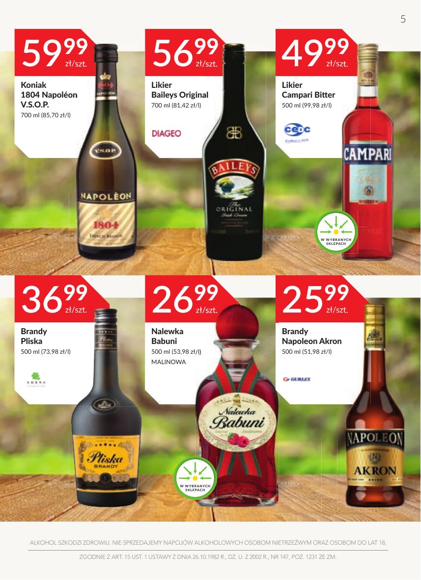 Gazetka Oferta alkoholowa