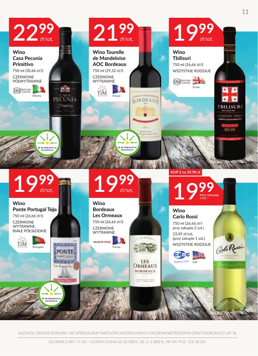 Gazetka Oferta alkoholowa