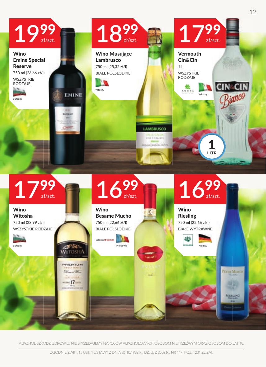 Gazetka Oferta alkoholowa