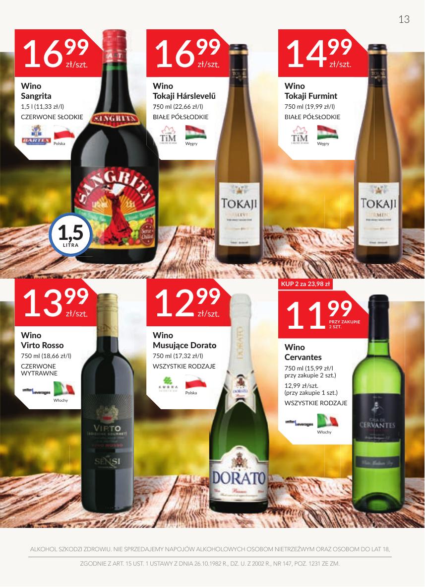 Gazetka Oferta alkoholowa