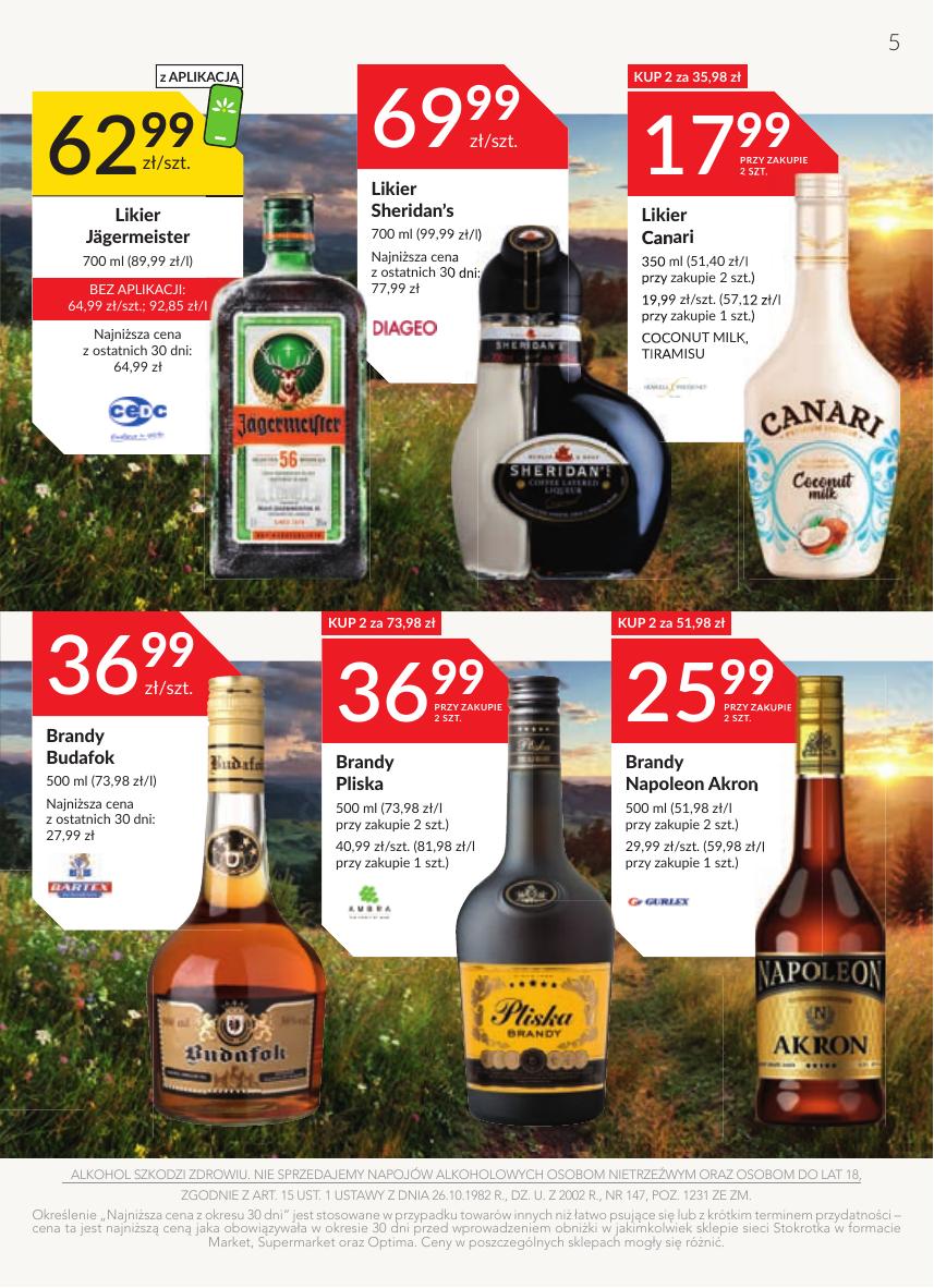 Gazetka Oferta alkoholowa