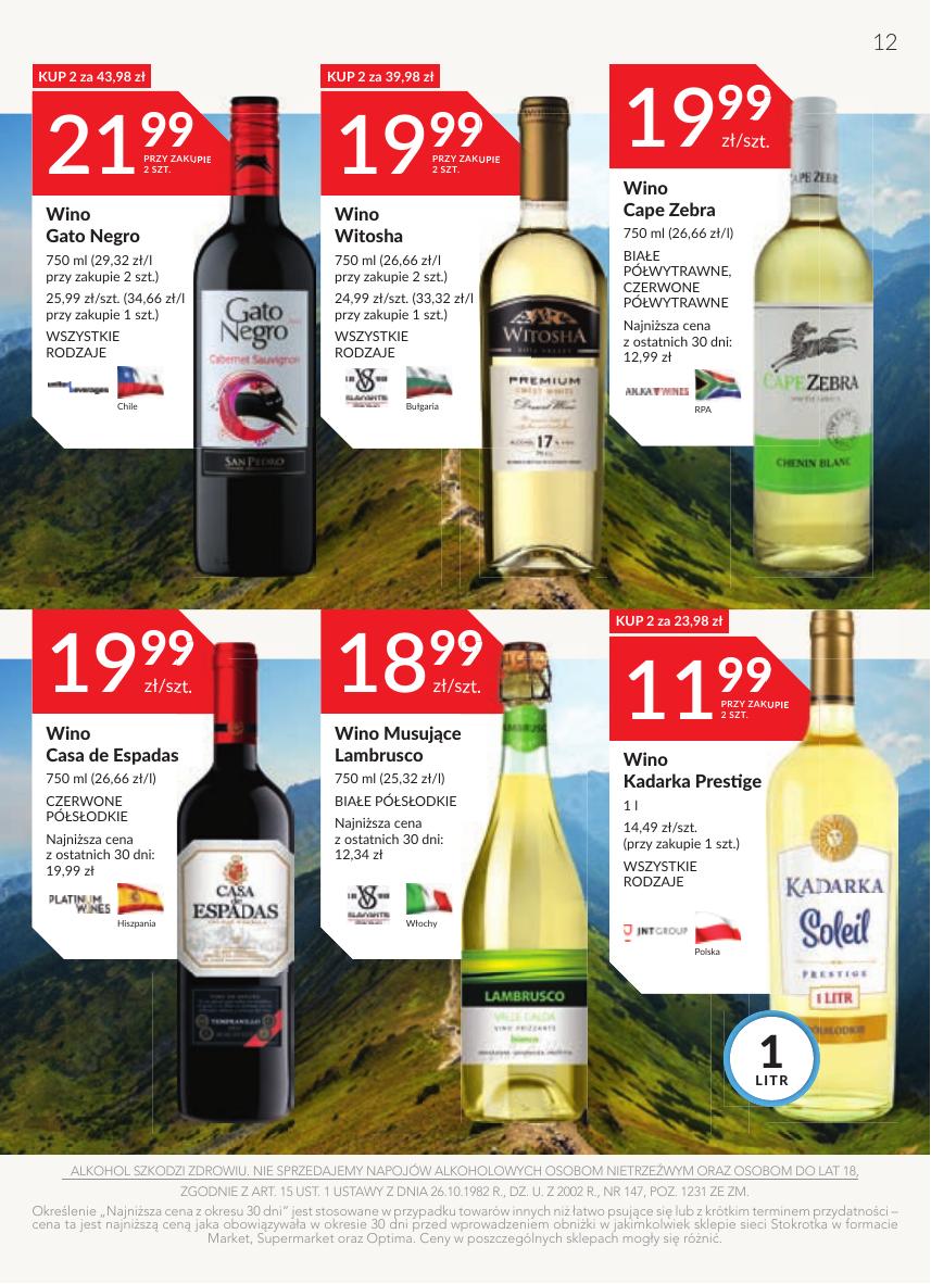 Gazetka Oferta alkoholowa