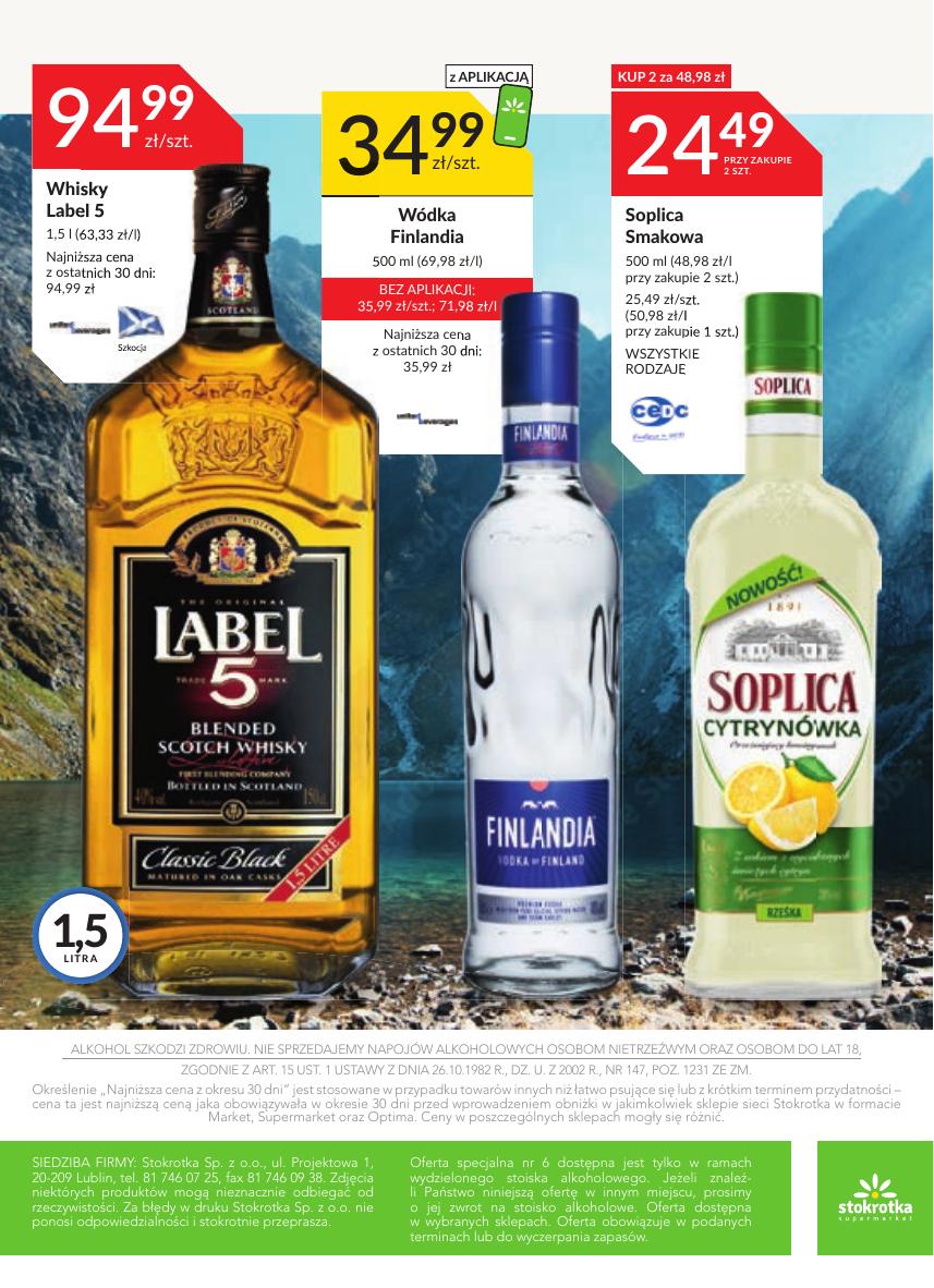 Gazetka Oferta alkoholowa