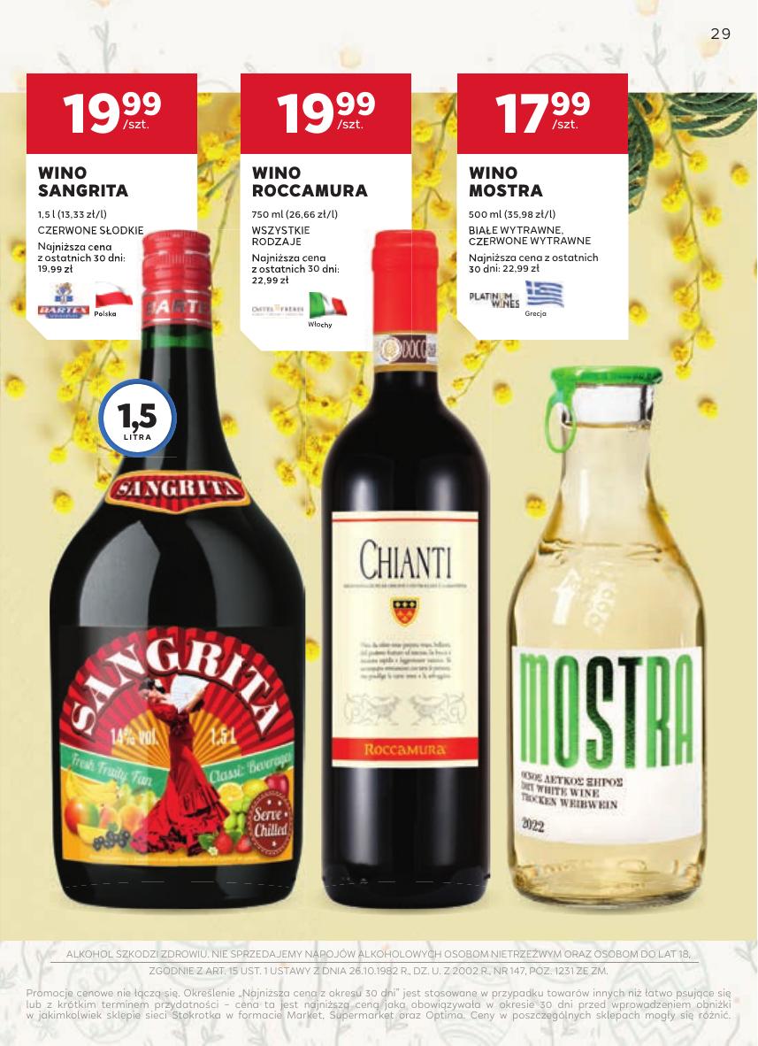 Gazetka Oferta alkoholowa