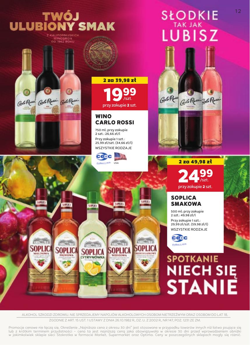 Gazetka Oferta alkoholowa