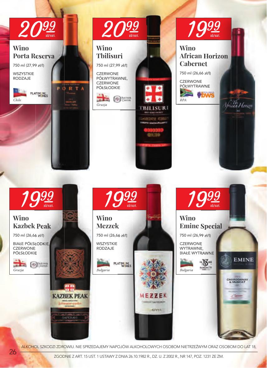 Gazetka Oferta alkoholowa