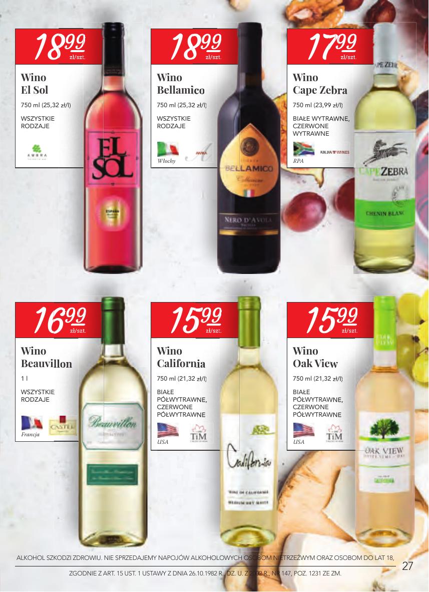 Gazetka Oferta alkoholowa