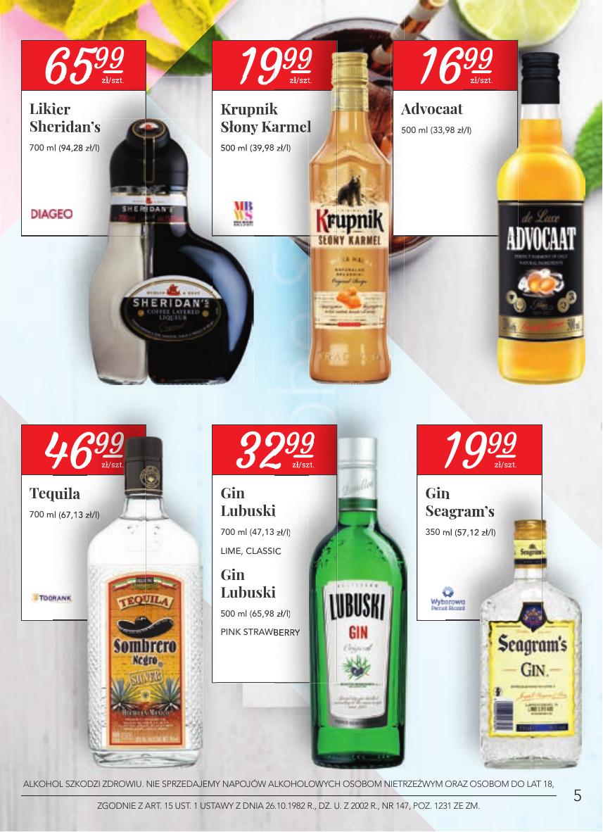 Gazetka Oferta alkoholowa