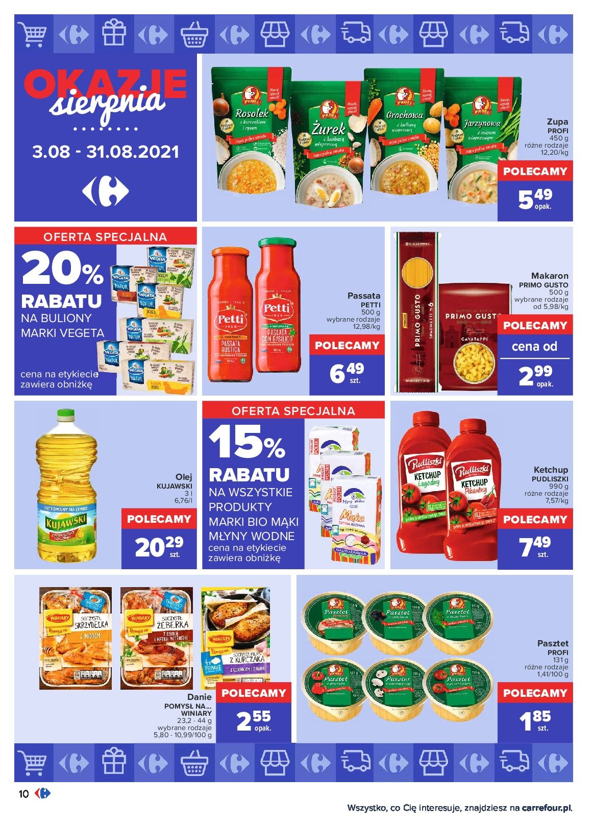 Gazetka Gazetka Okazje sierpnia