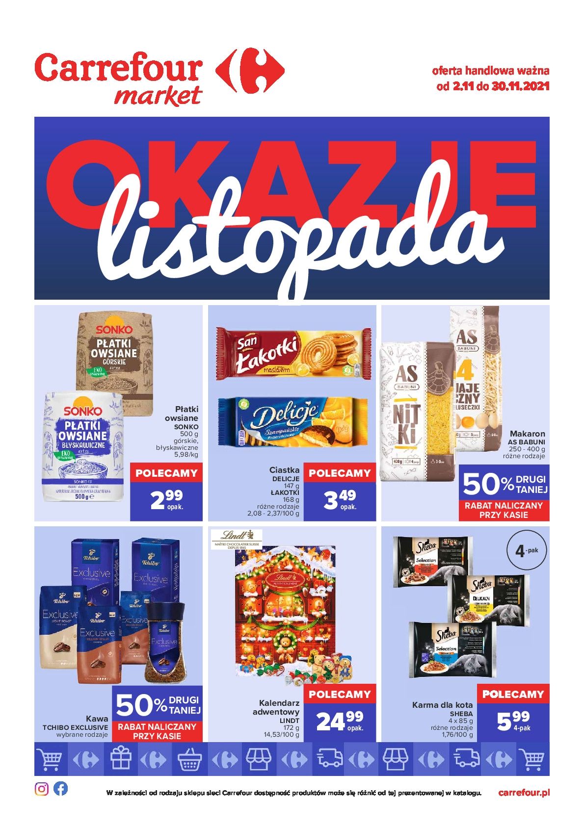 Gazetka Gazetka Market Okazje listopada 