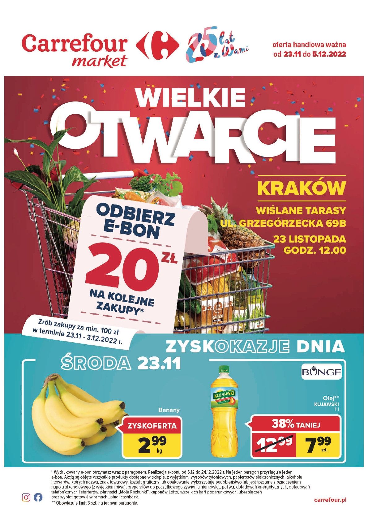 Gazetka Gazwtka Wielkie otwarcie w Krakowie 