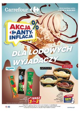 Gazetka Dla lodowych wyjadaczy - od 2023-05-23 do 2023-06-30